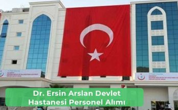 Gaziantep Dr. Ersin Arslan Devlet Hastanesi İş İlanları